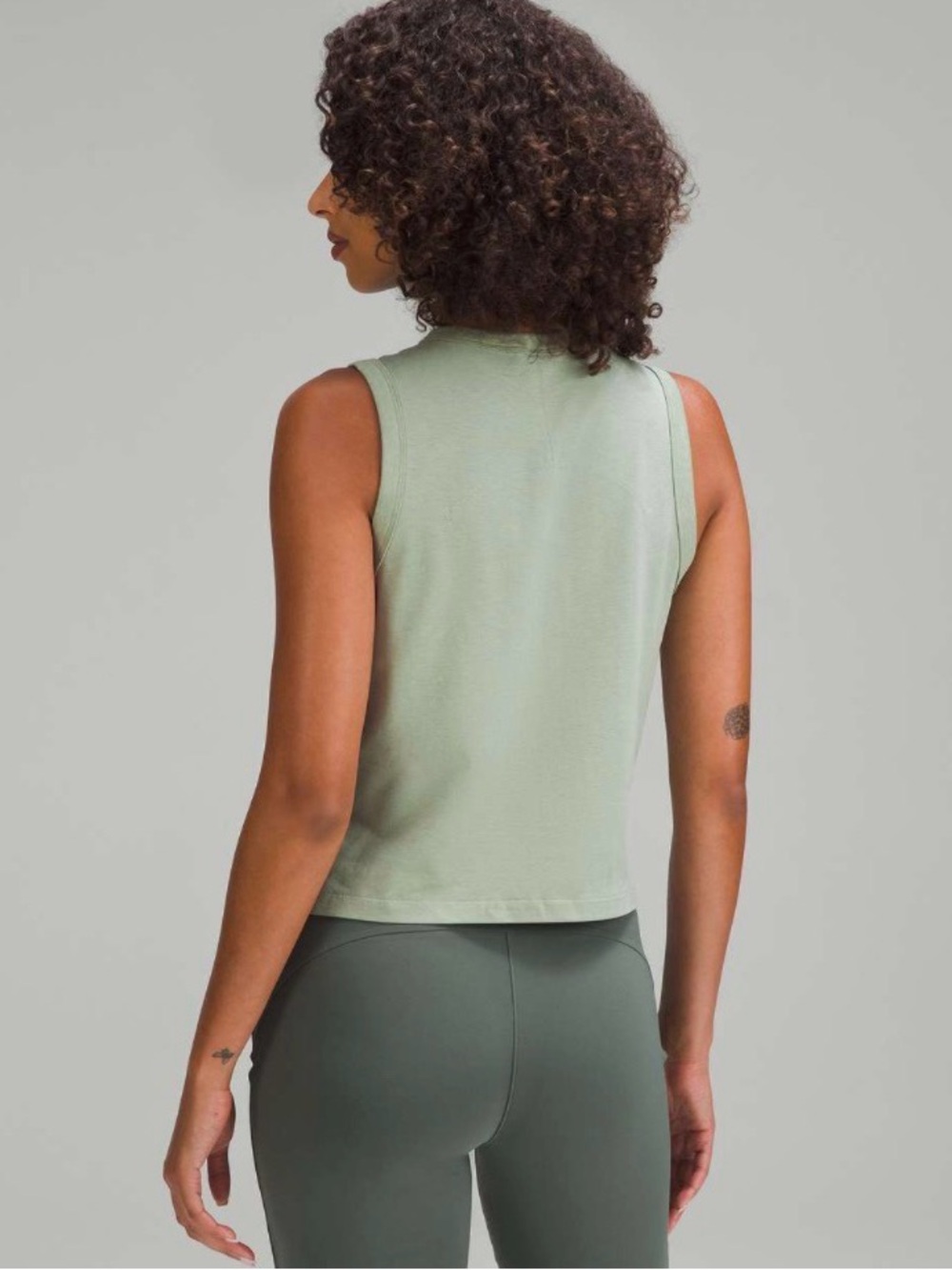 Lululemon Classic-Fit Cotton-Blend Tank Top Palm Court - Picture 4 of 11